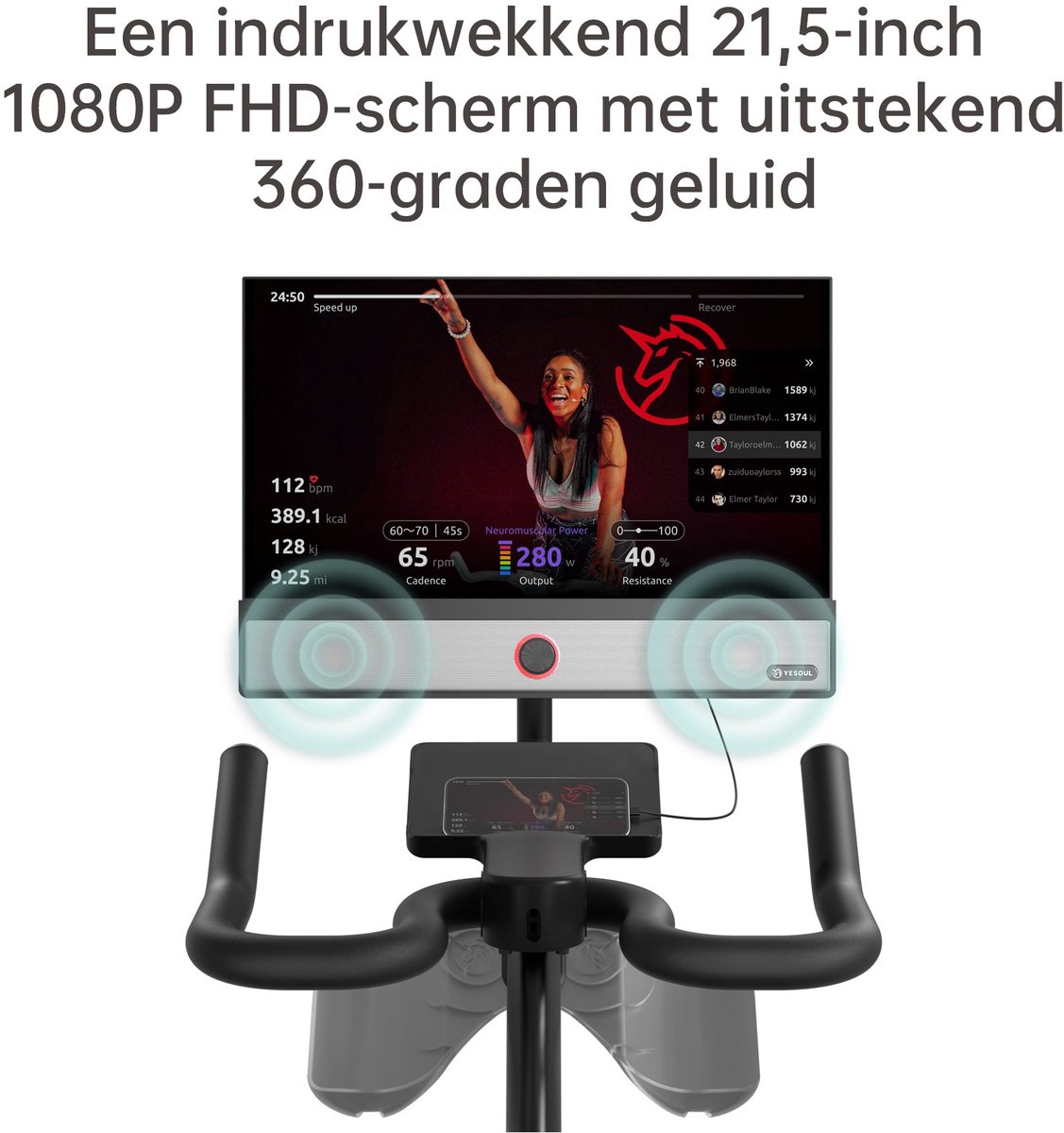 Wat vinden we goed aan de JASPORT YESOUL G1M Plus Spinningfiets Indoor