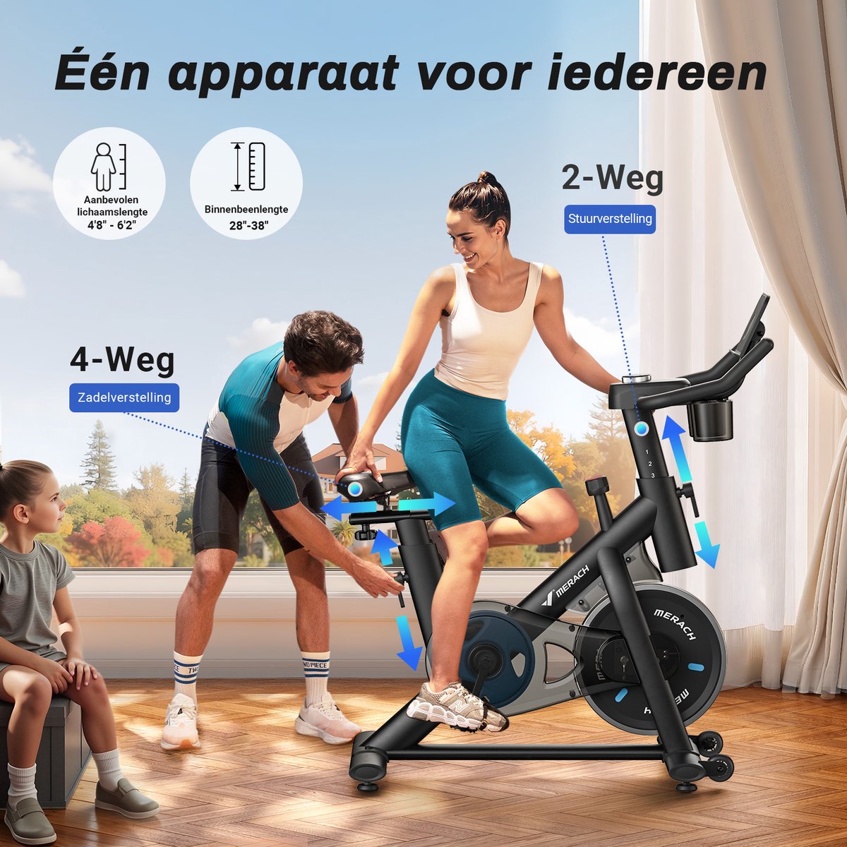 Wat vinden we goed aan de MERACH Biking Hometrainer