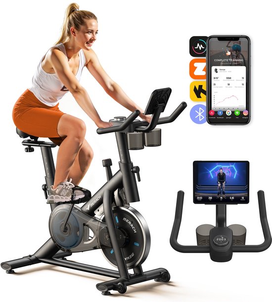 MERACH Biking Hometrainer — Degelijke, stille en betaalbare spinningfiets voor thuistraining
