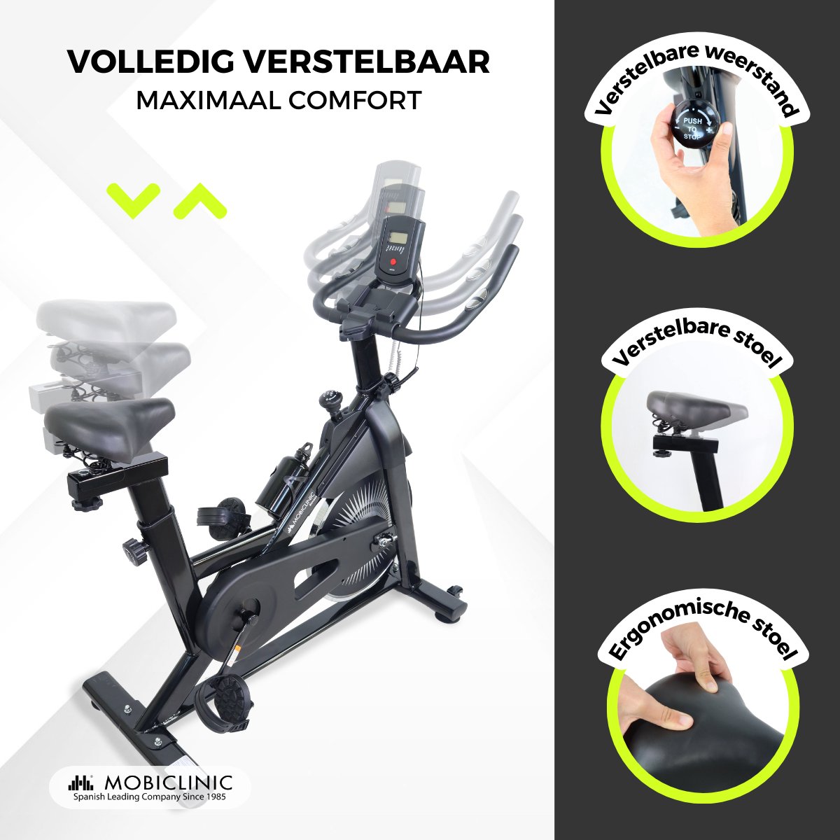 Mobiclinic Teide Spinningfiets Hometrainer