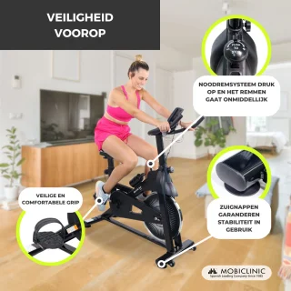 Mobiclinic Teide Spinningfiets Hometrainer