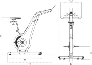 Nohrd Bike V2 Walnoot Indoor Bike