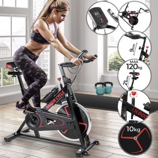 Physionics Spinningfiets Hometrainer Verstelbaar