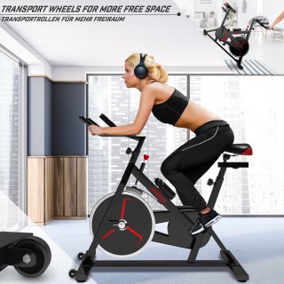 Physionics Spinningfiets Hometrainer Verstelbaar