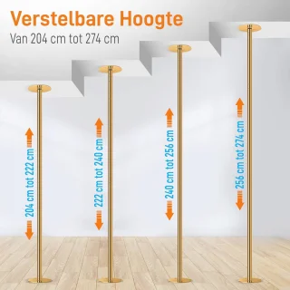 SereneLife Professional Spin Dance Pole