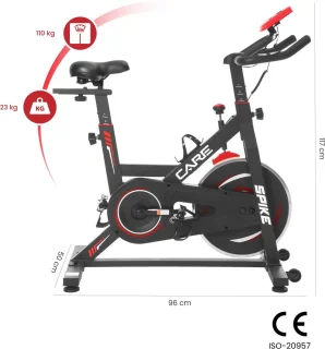 Wat vinden we goed aan de SPIKE CARE Spinningfiets