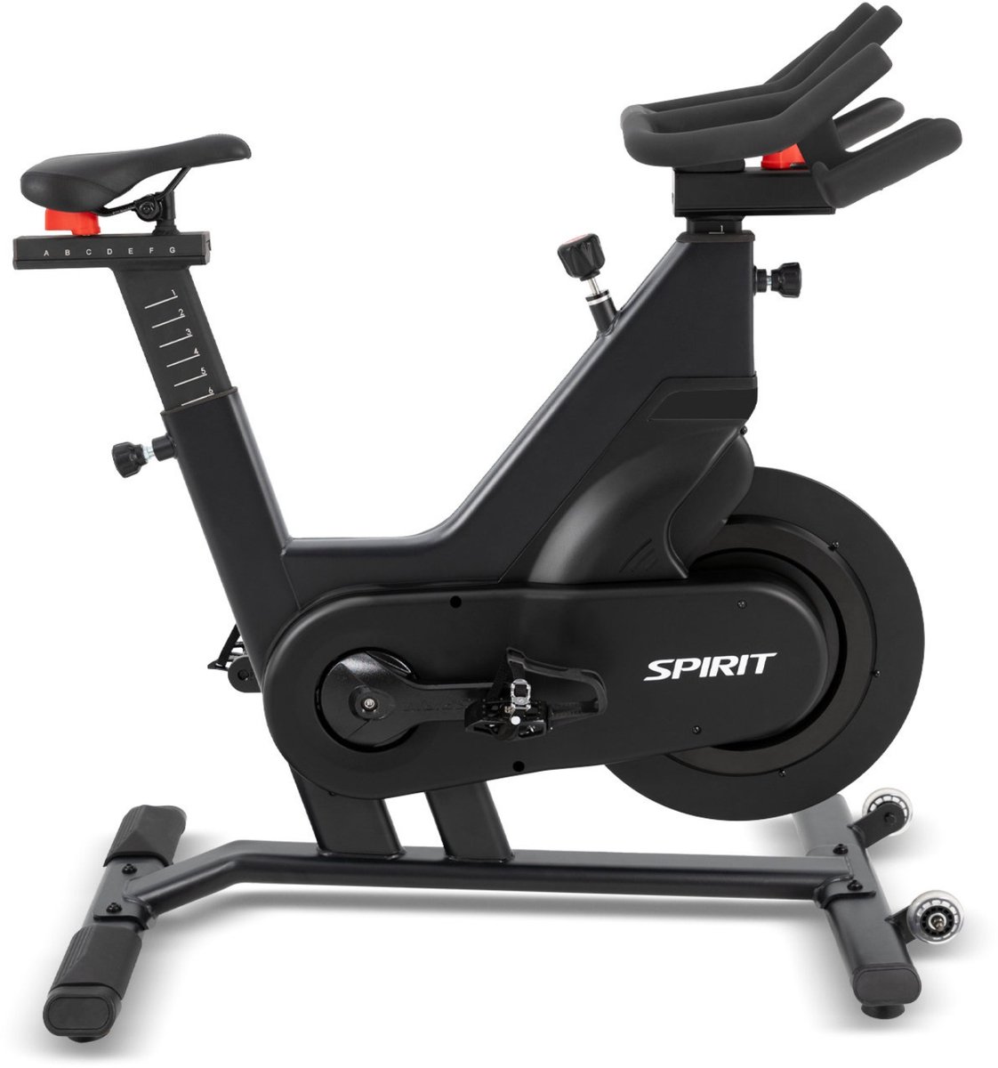 De Spirit Fitness SBC800 Spinningfiets in één oogopslag
