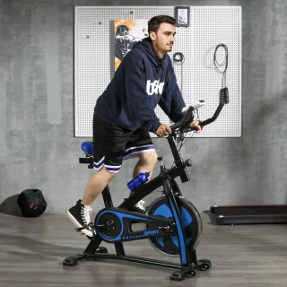 SPORTNOW Heimtrainer ABS-118L Blau Stahl