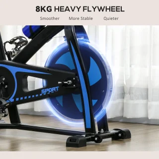SPORTNOW Heimtrainer ABS-118L Blau Stahl