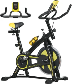 SPORTNOW Heimtrainer Stahl ABS-118L Gelb