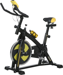 SPORTNOW Heimtrainer Stahl ABS-118L Gelb