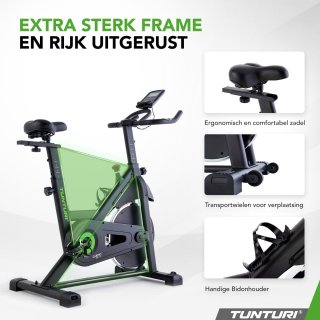 Wat vinden we goed aan de Tunturi Cardio Fit S20 Sprinter Bike - Fitnessfiets