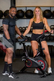 Venom Sports Hometrainer Fiets Indoor Zwart/Rood