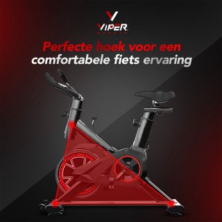 Viper Sports Hometrainer V-belt zwart/rood