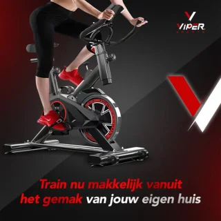 Viper Sports Hometrainer V-belt zwart/rood