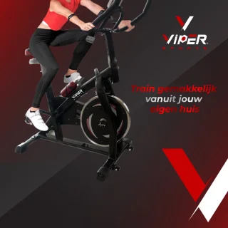 Viper Sports ZeusBike Indoorfiets Zwart/Rood