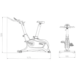 X-motion II Indoor Fitnessfiets Spin Bike