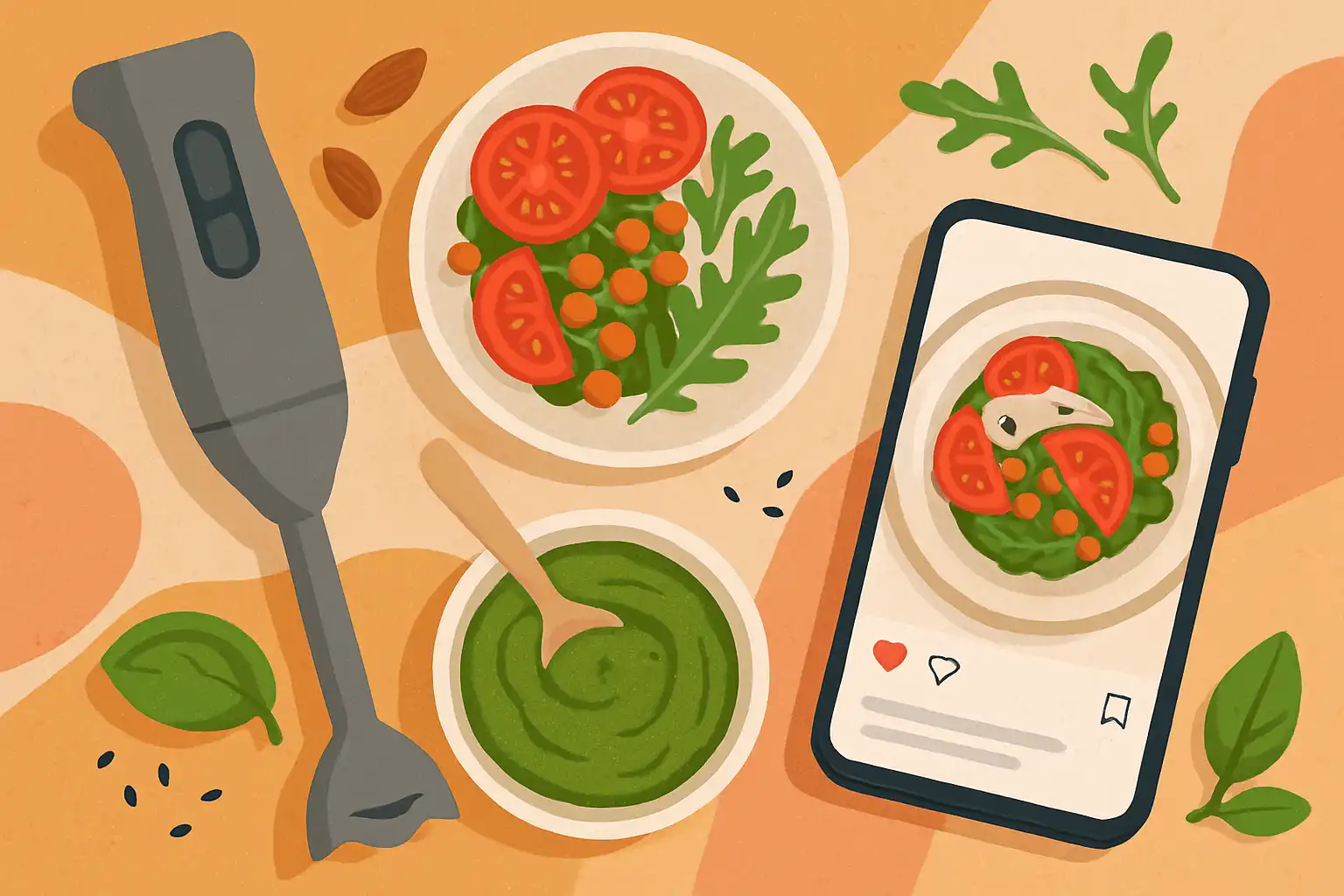Maak je foodfoto's perfect: styling- en textuurtips met je staafmixer voor Instagram