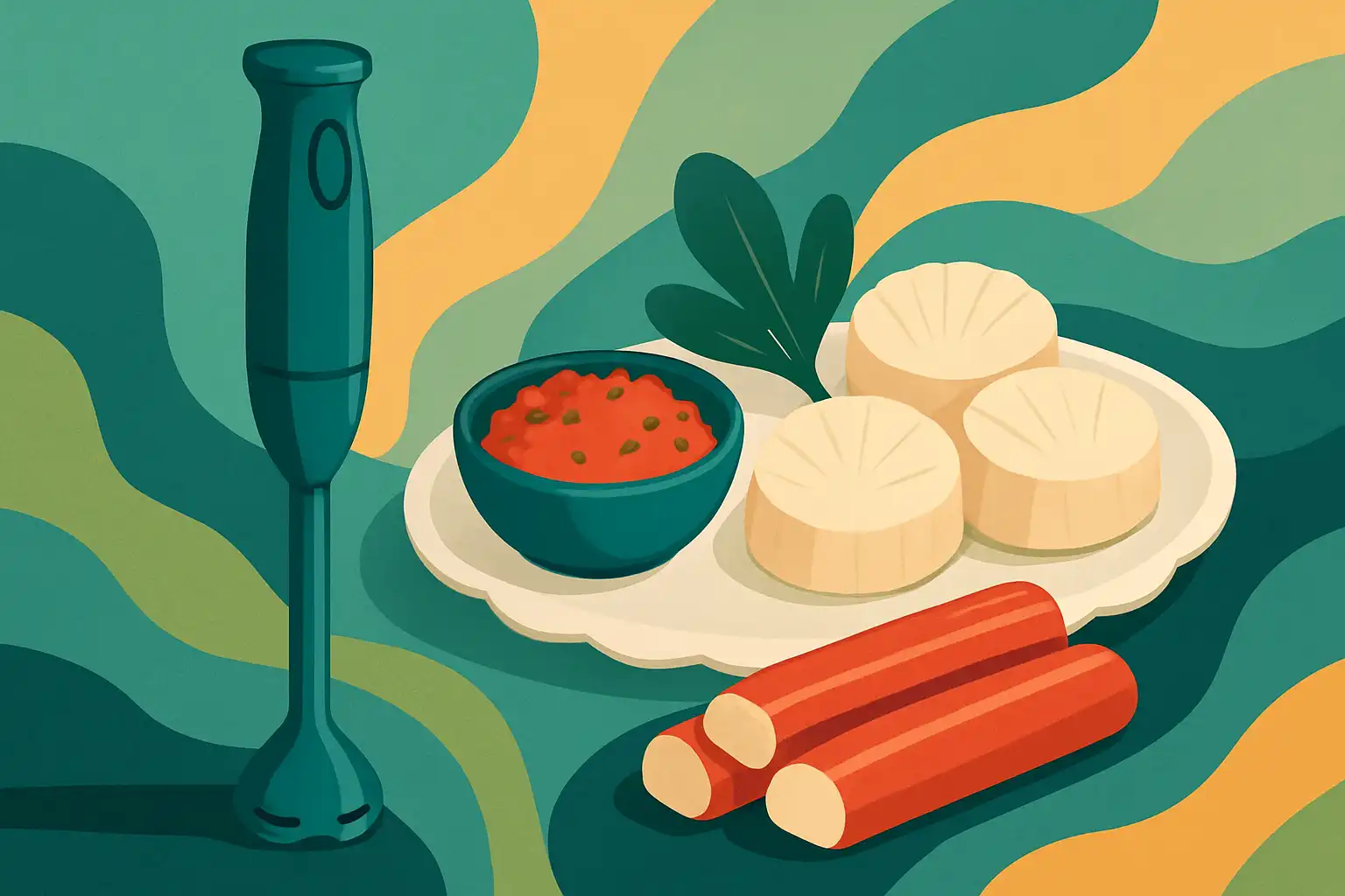 Plantaardige zeevruchten maken met je staafmixer: surimi, 'scallops' en tartaar die zelfs visliefhebbers overtuigen