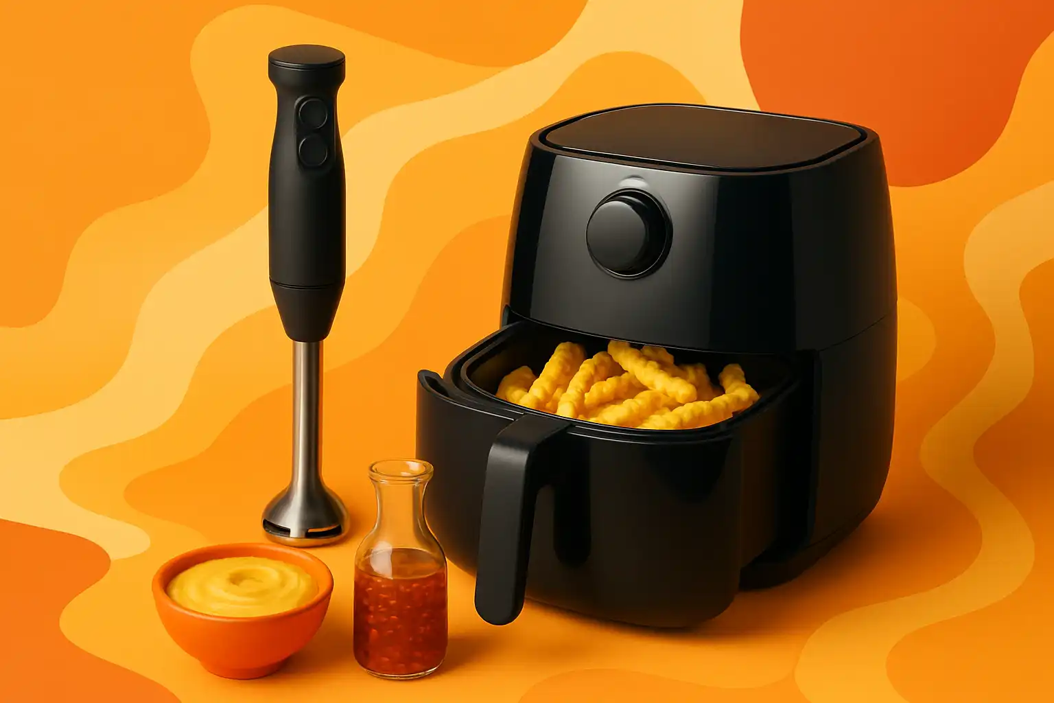 Staafmixer meets airfryer: de ultieme combo voor knapperige dips en marinades