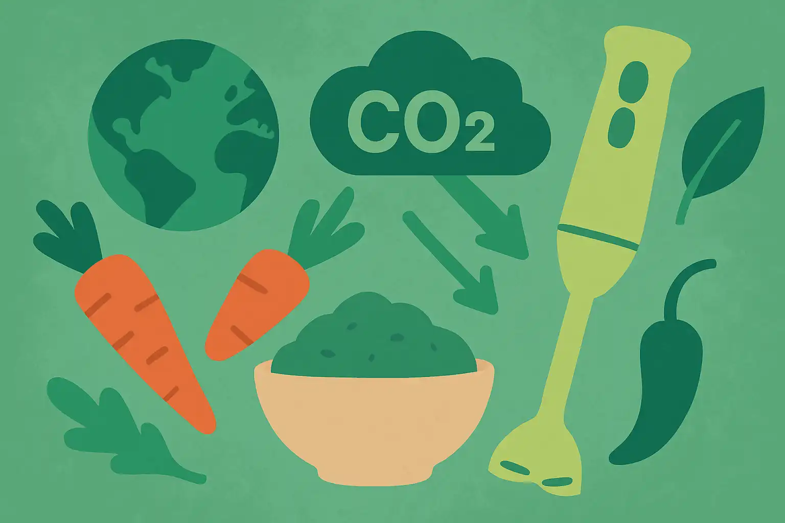 Zo halveer je de CO2-voetafdruk van je maaltijden met een staafmixer