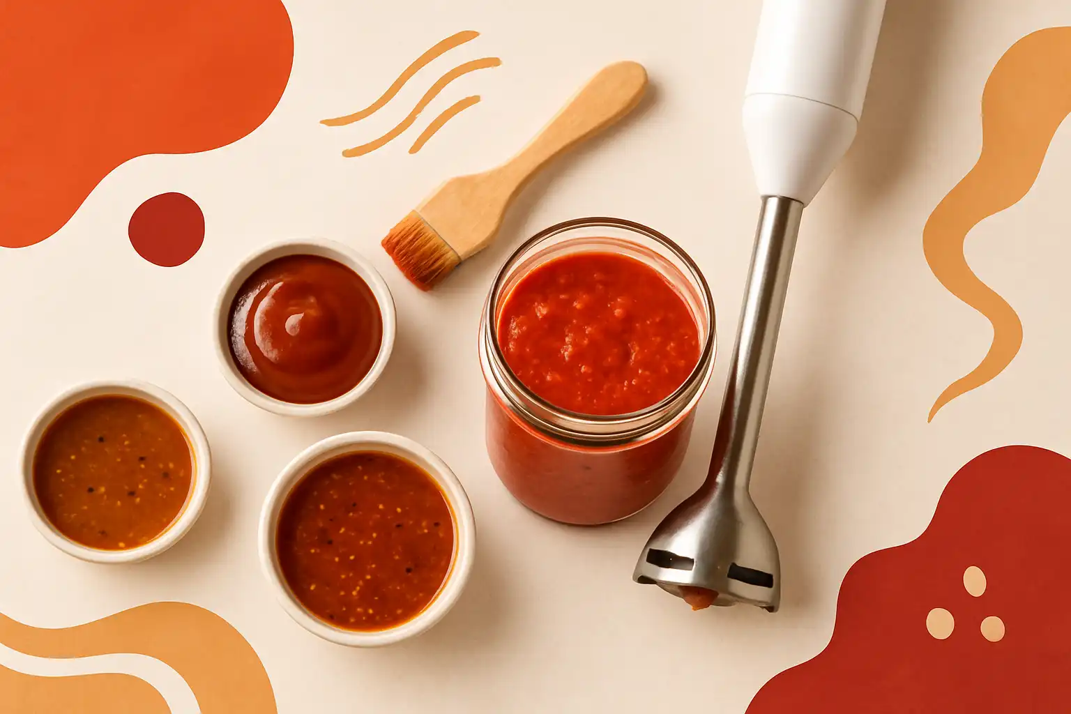 Zo maak je barbecue-sauzen en marinades die iedereen versteld doen staan met je staafmixer