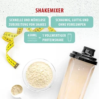 Staafmixer en Melkopschuimer | 650 ml Roestvrijstalen Beker | 2-in-1 Blender met 2 Snelheidsstanden