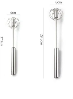 EXCITAT Blender - Staafmixer - Roestvrij staal - voor koffie, milkshakes, melkschuimers - 2 stuks