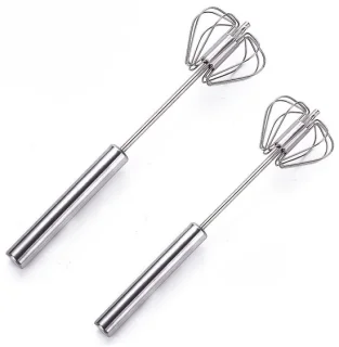 EXCITAT Blender - Staafmixer - Roestvrij staal - voor koffie, milkshakes, melkschuimers - 2 stuks