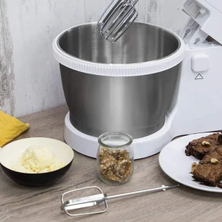 Standmixer met roestvrijstalen kom, 500 W, 3,5L capaciteit, 5 snelheden, turbofunctie, ergonomisch ontwerp