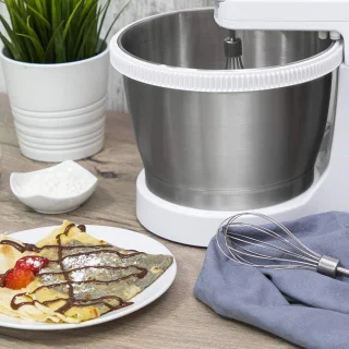 Standmixer met roestvrijstalen kom, 500 W, 3,5L capaciteit, 5 snelheden, turbofunctie, ergonomisch ontwerp