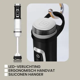 11-in-1 Multifunctionele Staafmixer – 1500W Krachtig, Titanium Messen, Krasbestendig, Inclusief Accessoires voor Mixen, Kloppen en Malen