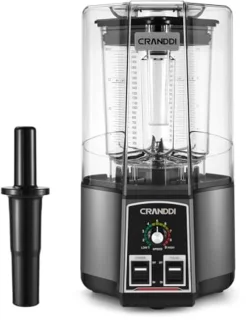 Stille schild-mixer 200 ml - Professionele mixer voor smoothies en ijsversnippering 1500 W