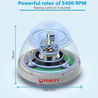 Wat vinden we goed aan de Mini Vortex Mixer voor Kleurmengen in het Laboratorium - 5000 omw/min