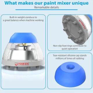 Mini Vortex Mixer voor Kleurmengen in het Laboratorium - 5000 omw/min