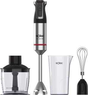 De Ergonomische Staafmixer met Turbo en Ijsfuncties – 1500W, 4 RVS Messen, Inclusief Accessoires in één oogopslag