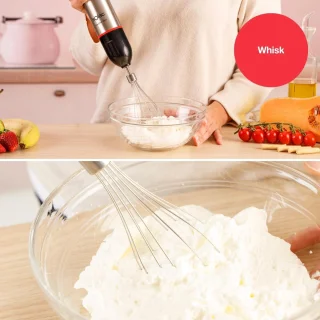 Ergonomische Staafmixer met Turbo en Ijsfuncties – 1500W, 4 RVS Messen, Inclusief Accessoires
