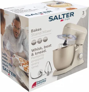 Elektrische Standmixer 4 Liter - 10 Snelheden, Pulsfunctie, Inclusief Kloppers en Deeghaak