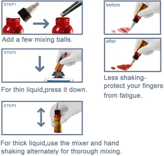 Vortex Mixer met Touch Start en Continu Modus - Ideaal voor Lab, Nagellak, Wimperlijm en Hobbyverf Menging - 3000 RPM