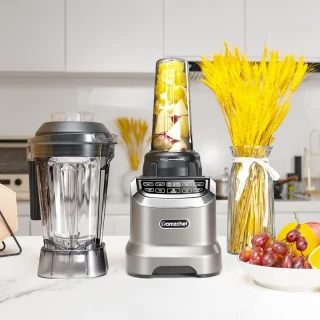 2-in-1 Blender met Twee Mengcontainers en Krachtige 2000W Mixer