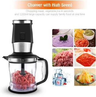 Multifunctionele Smoothiemaker en Vleesmolen - 700 Watt Staande Mixer Met Sportfles