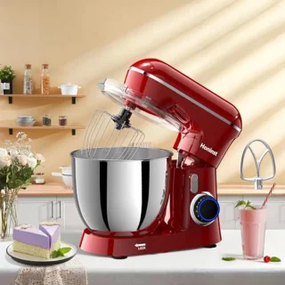 Elektrische Blender met 10 Snelheden en Kantelbare Kop - 3-in-1 Keukenmixer
