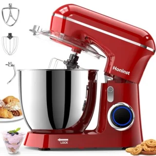 Elektrische Blender met 10 Snelheden en Kantelbare Kop - 3-in-1 Keukenmixer