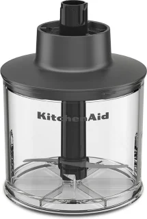 Kitchenaid staafmixer - Kitchenaid Go - Draagbare staafmixer met extra hakmolen en garde - met batterij - Zwart