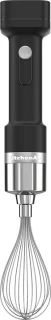 Kitchenaid staafmixer - Kitchenaid Go - Draagbare staafmixer met extra hakmolen en garde - met batterij - Zwart