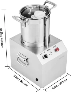 Blender – Foodprocessor – Groentesnijder – Hakmolen – Keukenmachine – 4L Inhoud – Roestvrijstalen S-messen – 550W Krachtige Motor