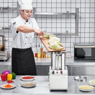 Blender – Foodprocessor – Groentesnijder – Hakmolen – Keukenmachine – 4L Inhoud – Roestvrijstalen S-messen – 550W Krachtige Motor
