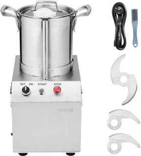 Blender – Foodprocessor – Groentesnijder – Hakmolen – Keukenmachine – 4L Inhoud – Roestvrijstalen S-messen – 550W Krachtige Motor