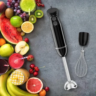 3-in-1 Elektrische Staafmixer met 1000W Motor en Maatbeker - Perfect voor Milkshakes en Puree