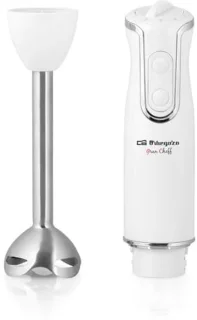Staafmixer met hakmolen, garde en maatbeker - 800 watt, 2 snelheidsniveaus, RVS